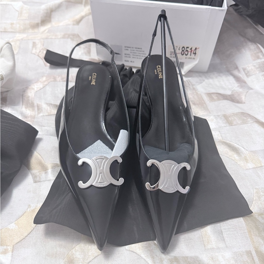 Celine slingback flats